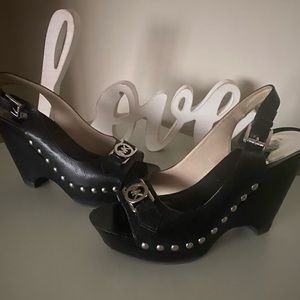 Michael Kors platform Charm Slingback Shoe